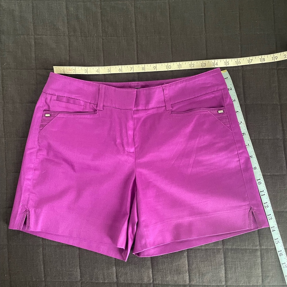 White House Black Market Purple Shorts